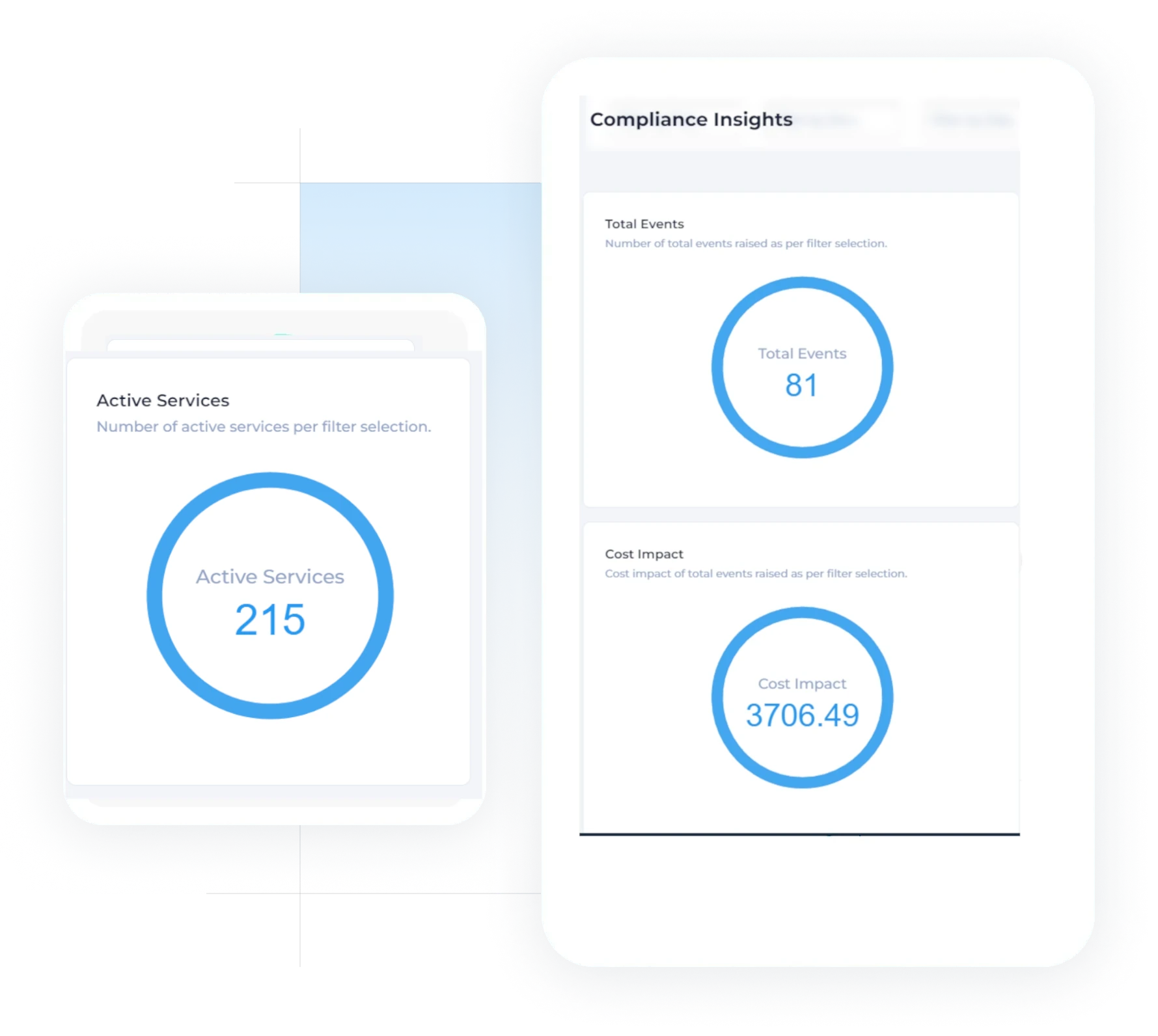 tailus stats and login components